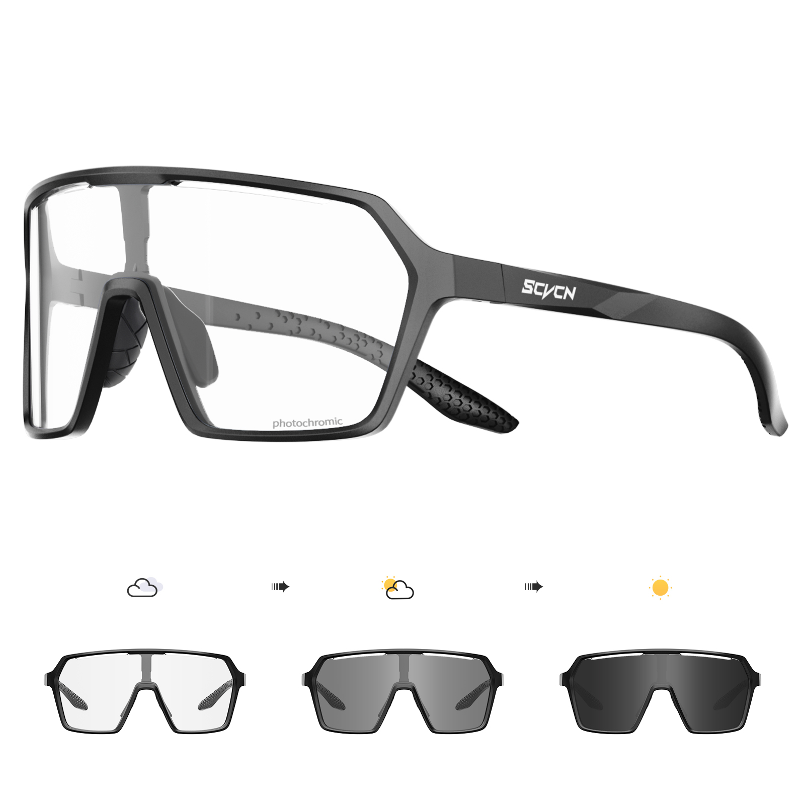 Mountain Biking Goggles - SCVCN Hot Cycling Photochromic UV400 Sunglasses