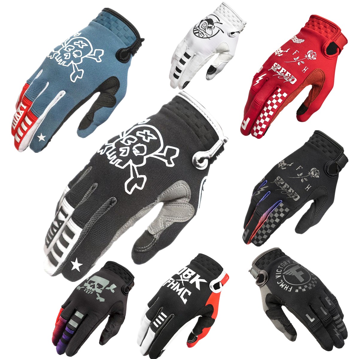 Mountain Biking Gloves - FH MX Gloves Touch Screen Motocross