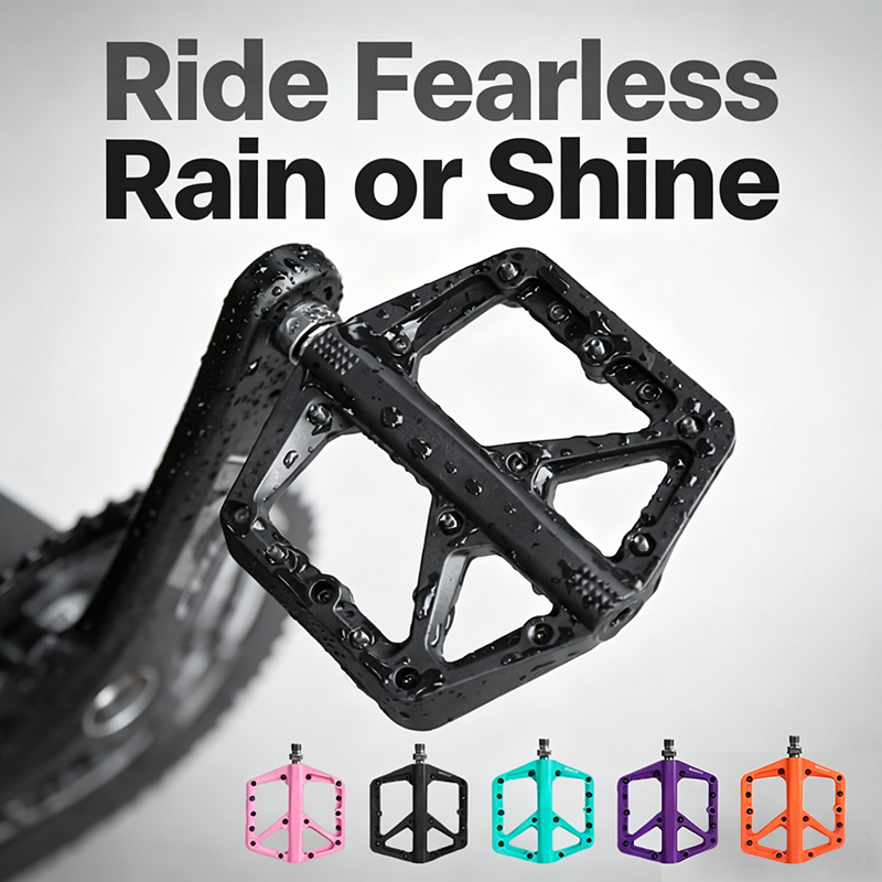 Pedal Platform Flat - Nylon Bicycle Pedals MTB Platform Pedal
