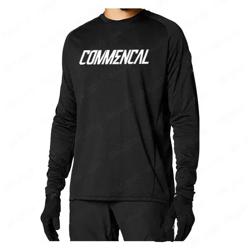 Mountain Biking Camp - TEENAGERS LONG-SLEEVED T-SHIRT MOUNTAIN BIKING MOTOCROSS