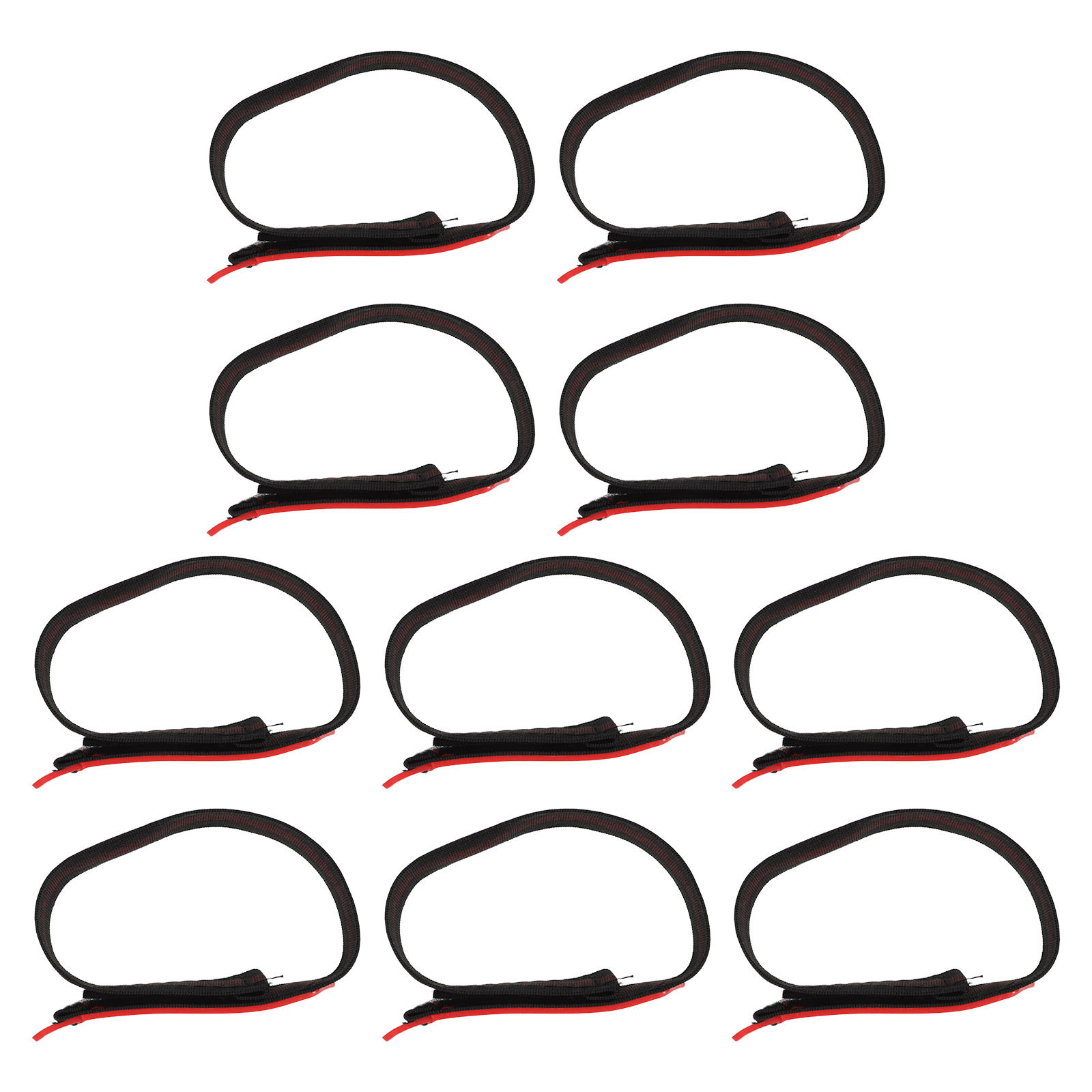 Mountain Biking Camp - 10Pcs Bicycle Leg Straps Adjustable Elastic