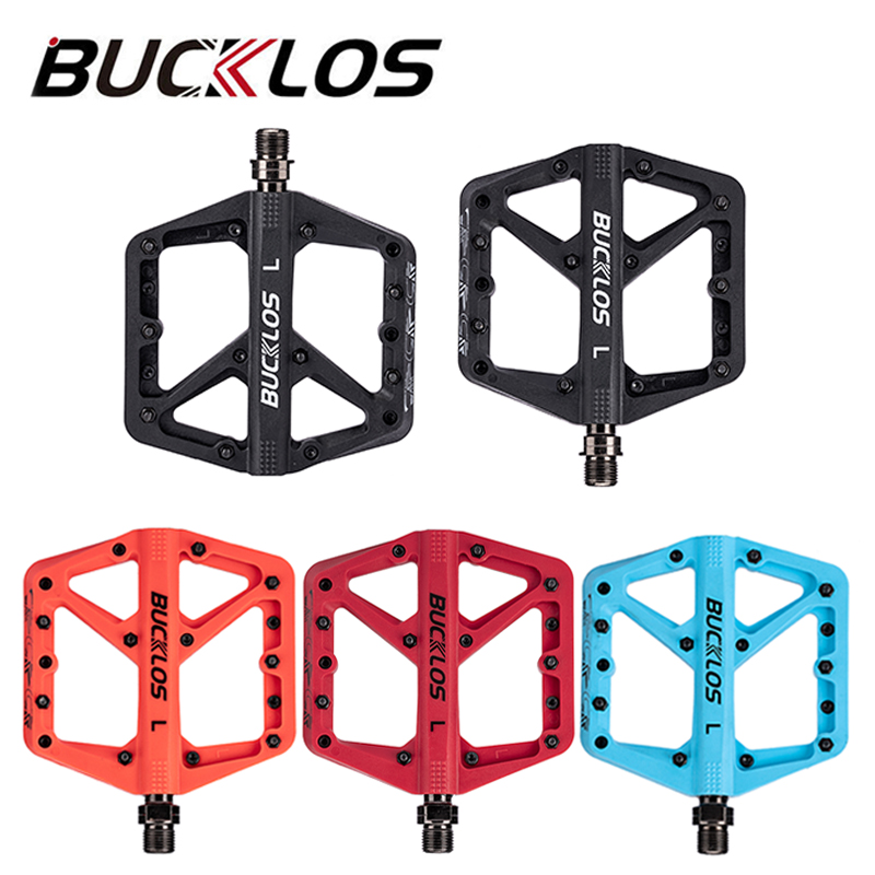 Pedal Platform Flat - BUCKLOS Bicycle Flat Pedals DU Bearings