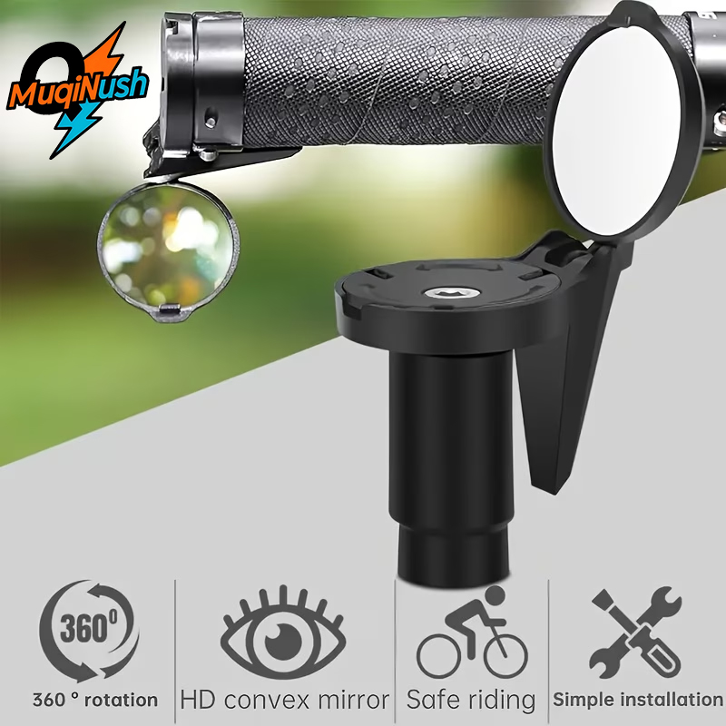 Mountain Biking Definition - MuqiNush Bicycle Rearview Mirror, Convex Mirror