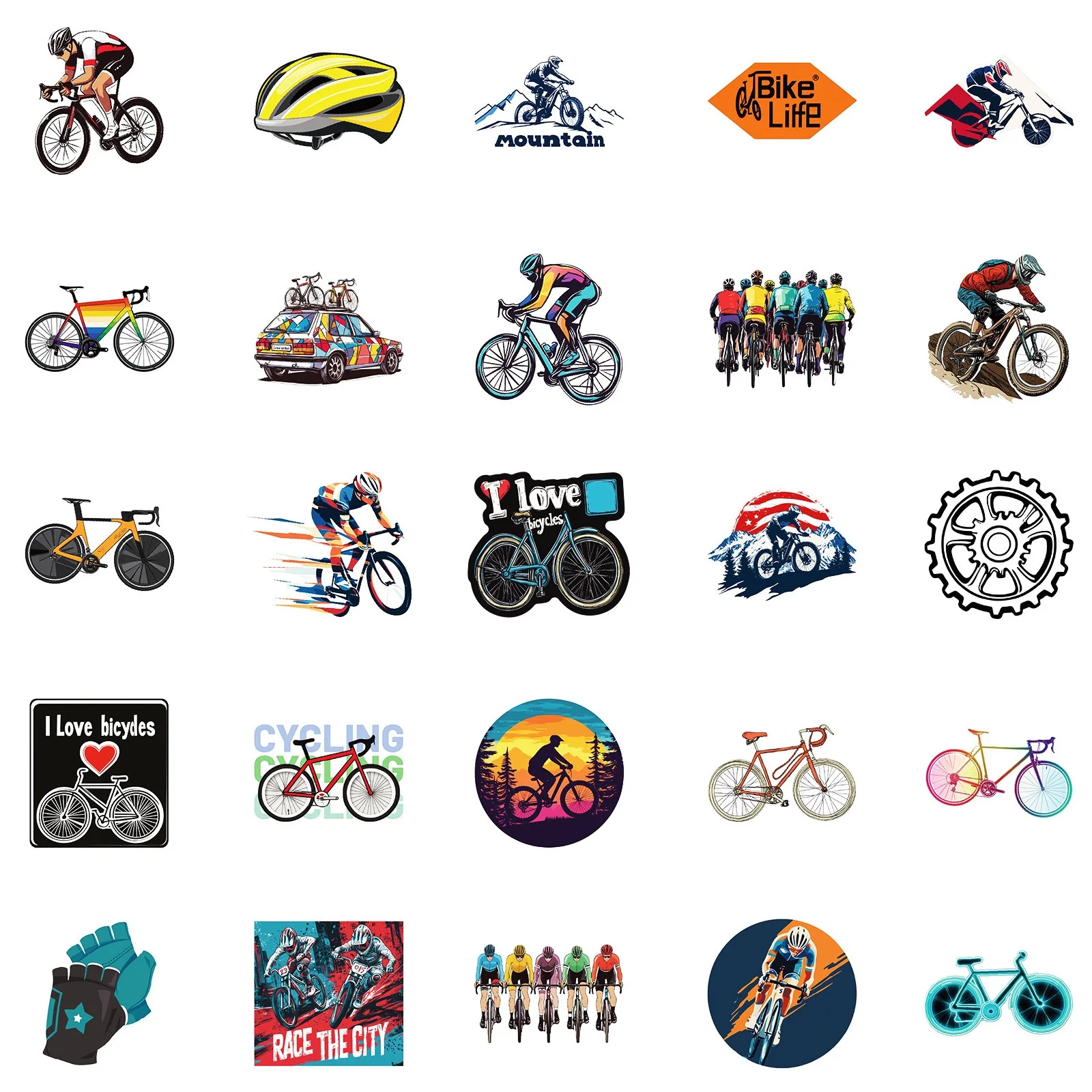 50pcs/pack Cool Mountain Bike  - Mountain Biking Bag ulasan dan harga