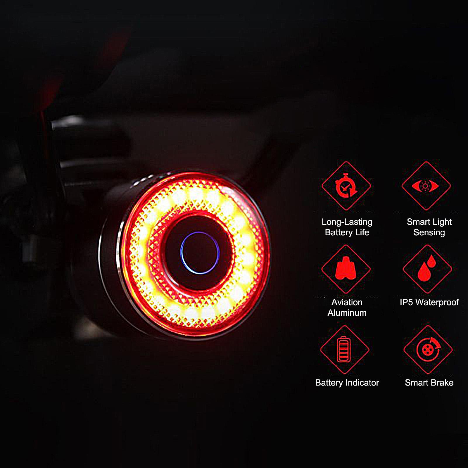 Bicycle Brake Light Smart Bike - Mountain Biking Camp ulasan dan harga