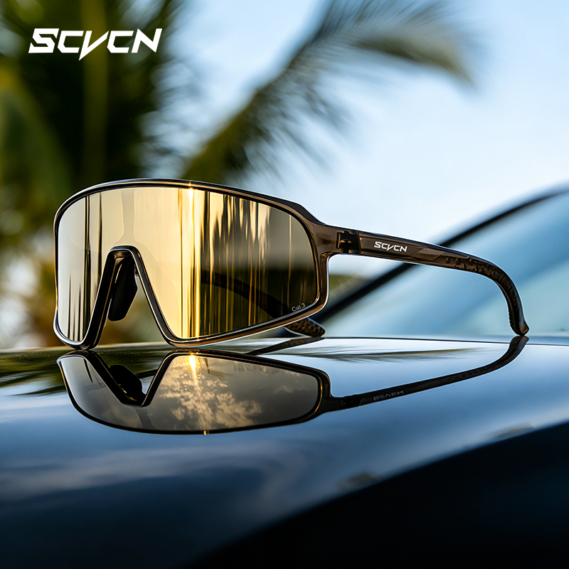 SCVCN Photochromic Cycling Sun - Mountain Biking Goggles ulasan dan harga