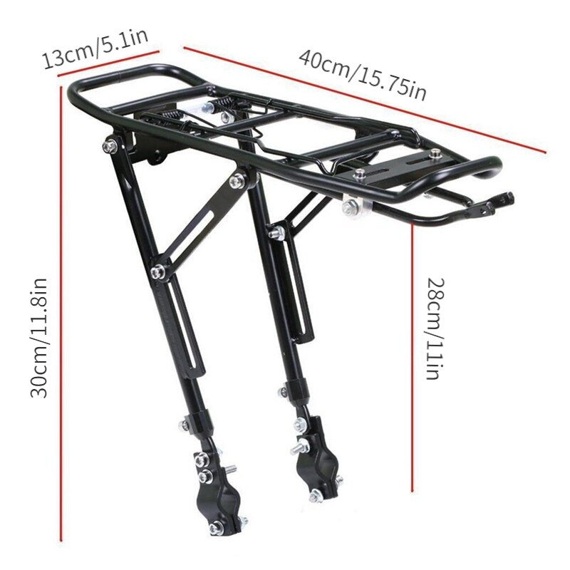 1PC Alloy Rear Bicycle  Rack C - Mountain Biking Bag ulasan dan harga