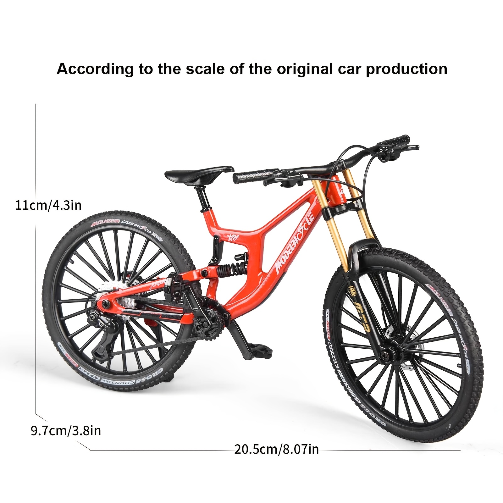 1:8 Scale Mini Alloy Finger Mo - Mountain Biking Usa ulasan dan harga