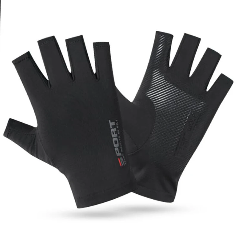 1Pair Half Finger Cycling Glov - Mountain Biking Gloves ulasan dan harga