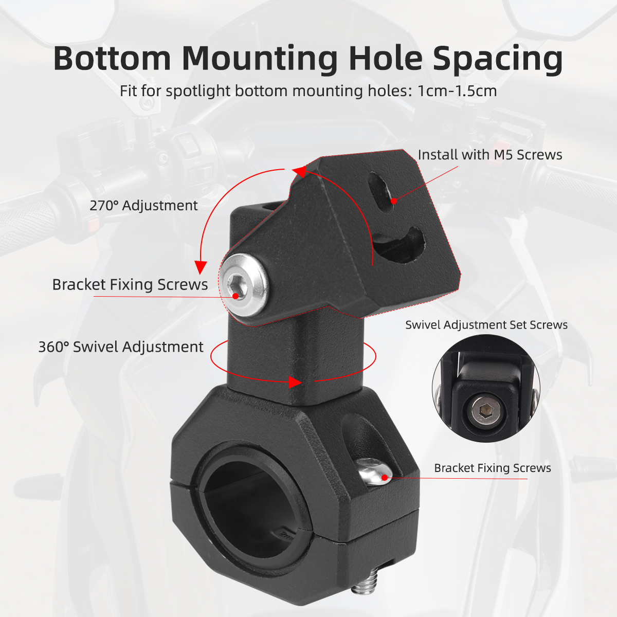 1/2Pcs Universal Motorcycle LE - Mountain Biking Redbull ulasan dan harga