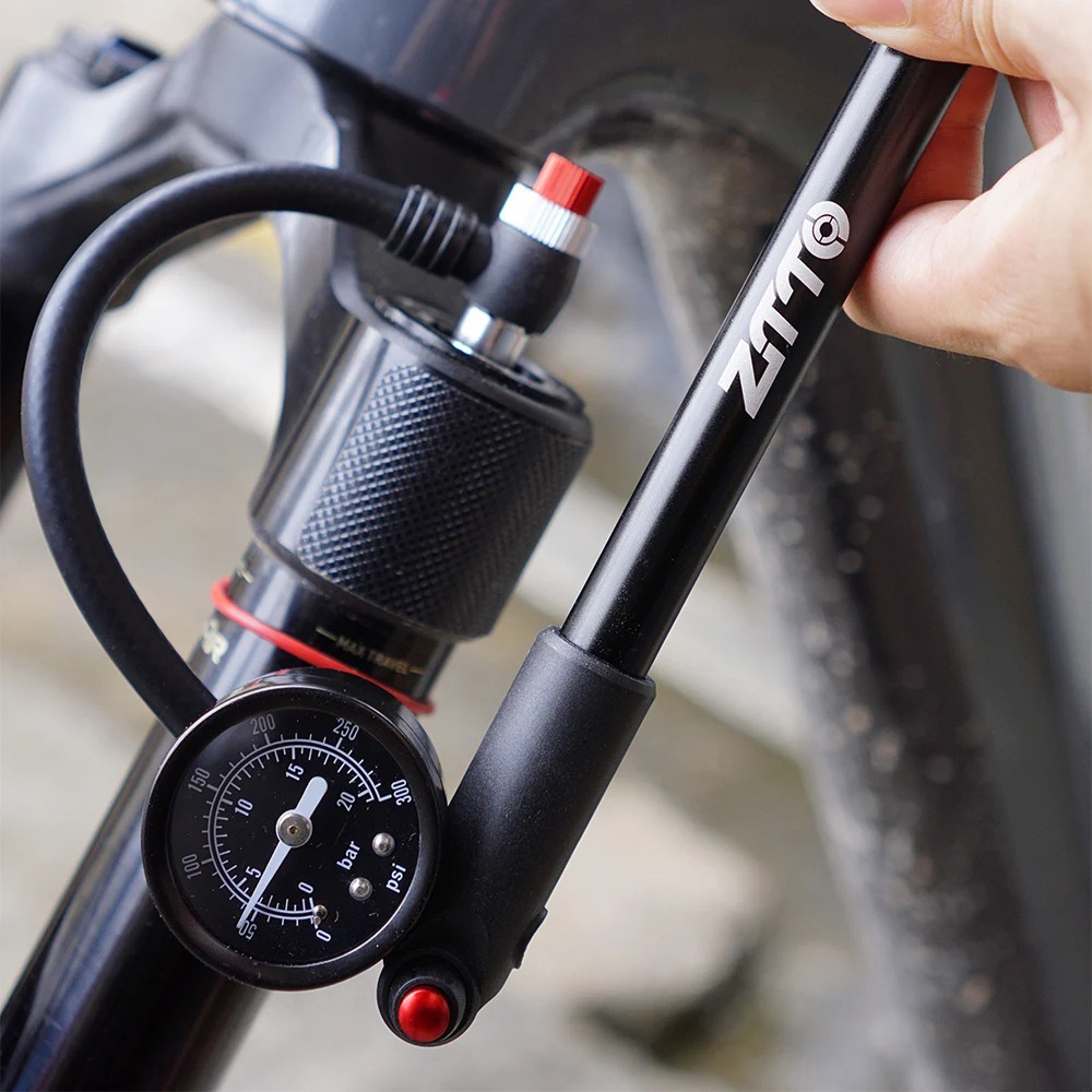 ZTTO Bike Shock Pump with Gaug - Shock Pump Suspension ulasan dan harga